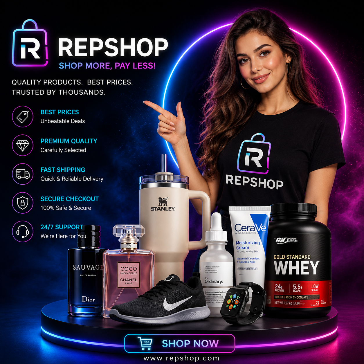 REP SHOP promotion