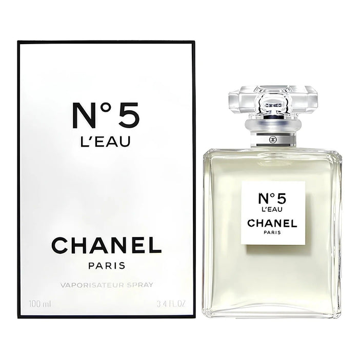 CHANEL N°5 L’EAU Luxury Eau de Toilette Spray 100ml – Fresh Floral Perfume for Women