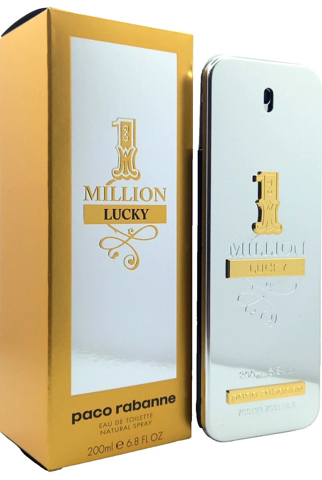 PACO RABANNE 1 MILLION LUCKY EAU DE TOILETTE SPRAY MEN 6.8 Oz / 200ml JUMBO SIZE