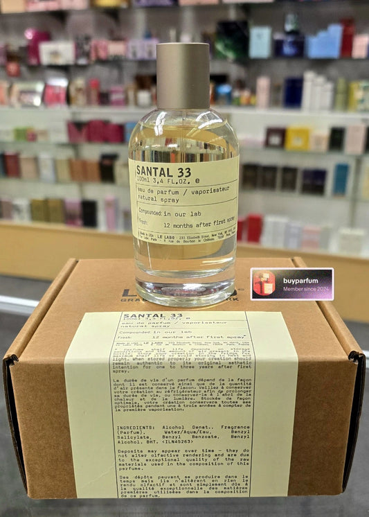 SANTAL 33 by LE LABO 3.4oz - 100ml Eau de Parfum for Unisex (New ☆ Authentic)